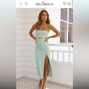 Hello Molly swerve through midi dress